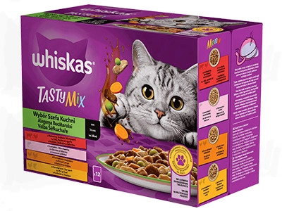 Whiskas Tasty Mix Volba šéfkuchaře ve šťávě 12x85g
