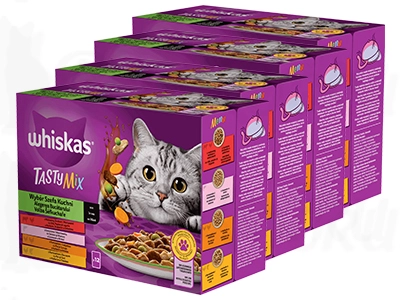 Whiskas Tasty Mix Volba šéfkuchaře ve šťávě 48x85g
