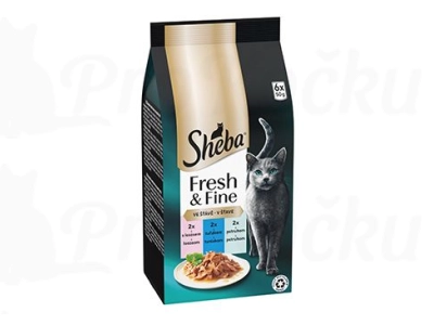 Sheba Fresh&Fine- losos, tuňák a pstruh 6x50 g