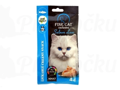 Fine Cat Exclusive krémová svačinka losos 4×15g