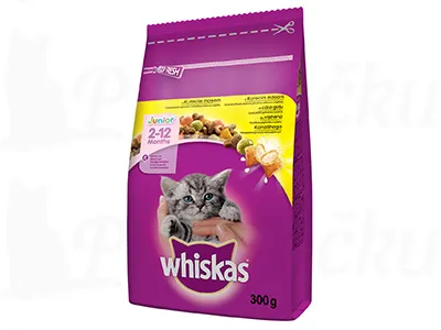 Granule whiskas Junior s kuřecím 300g