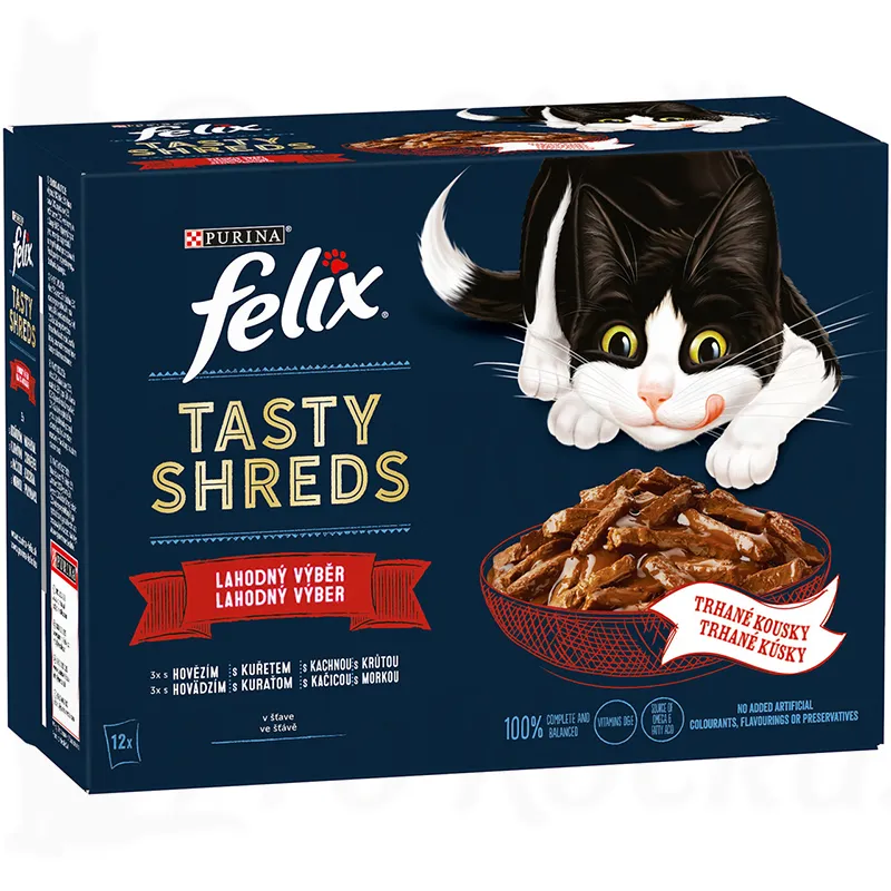 felix Tasty Shreds ho/ka/ku/kr 12x80g